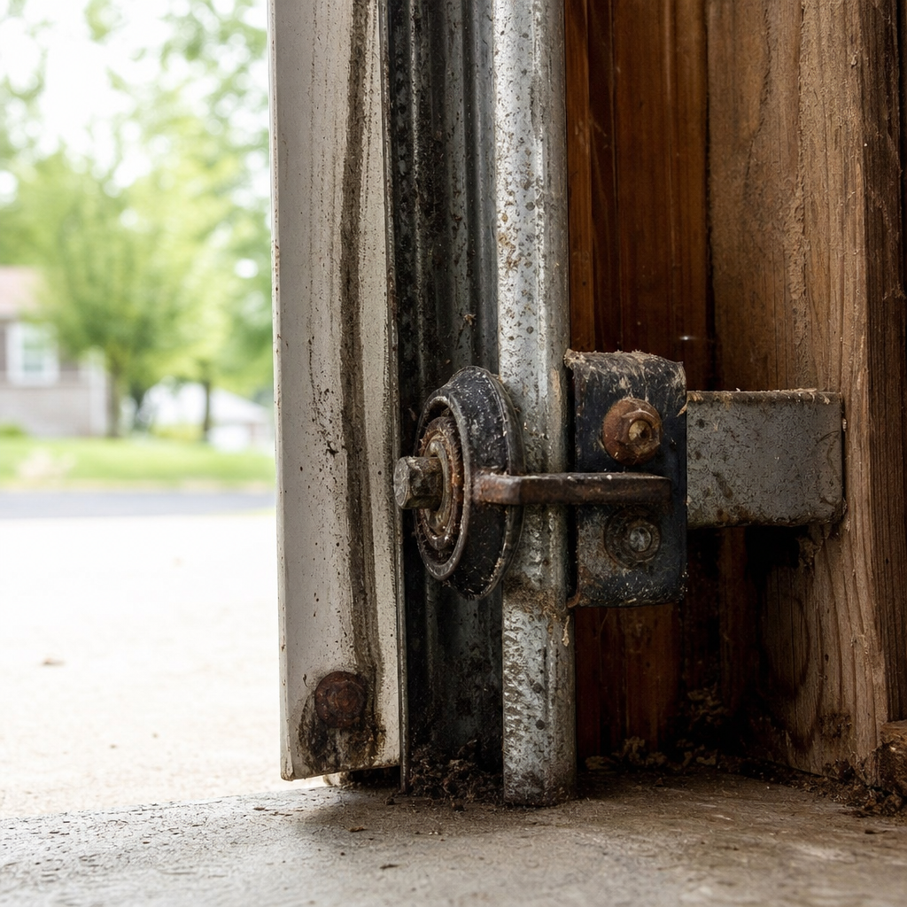 Illustration for garage door roller repair in Alexandria