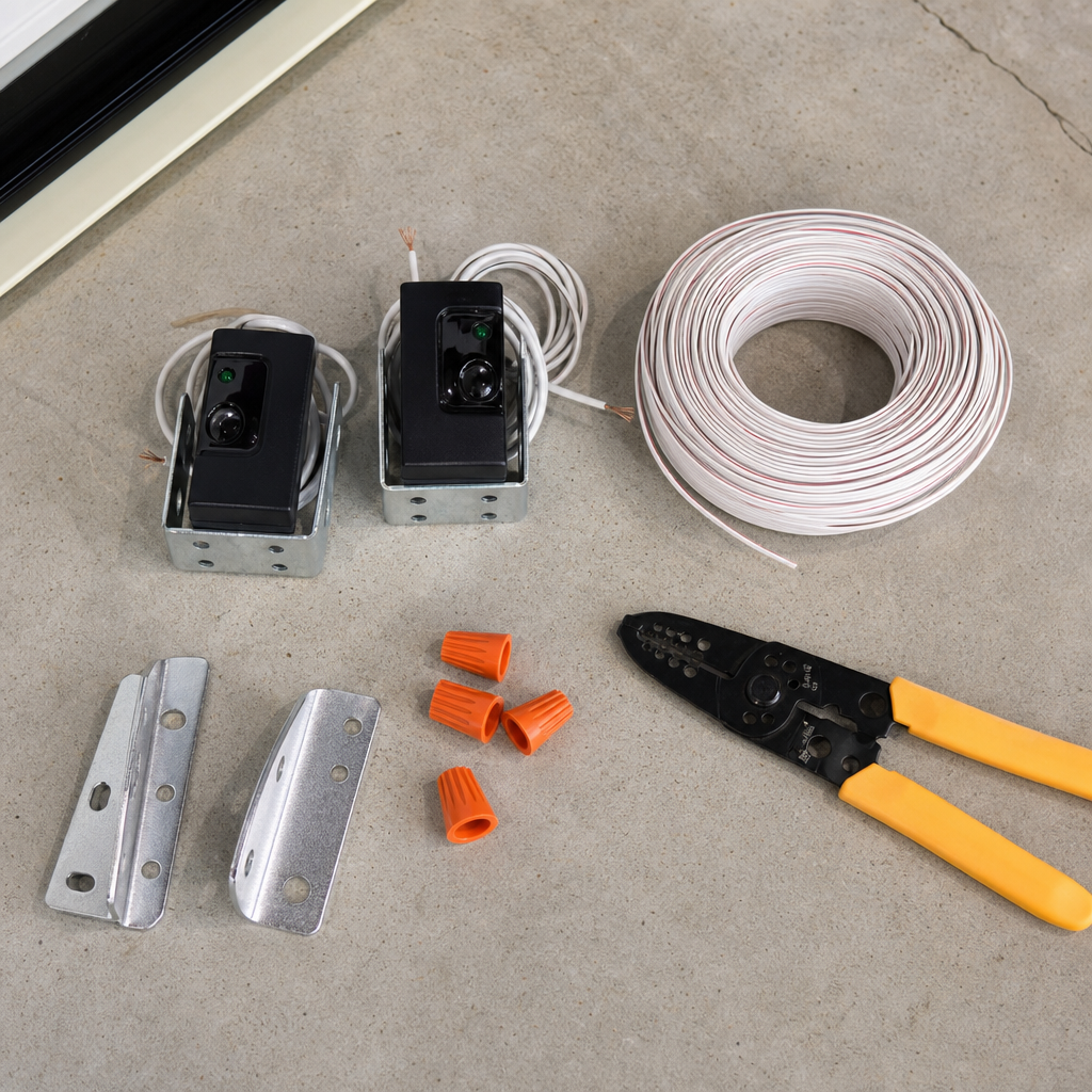 Illustration for garage door sensor repair in Blue Ash