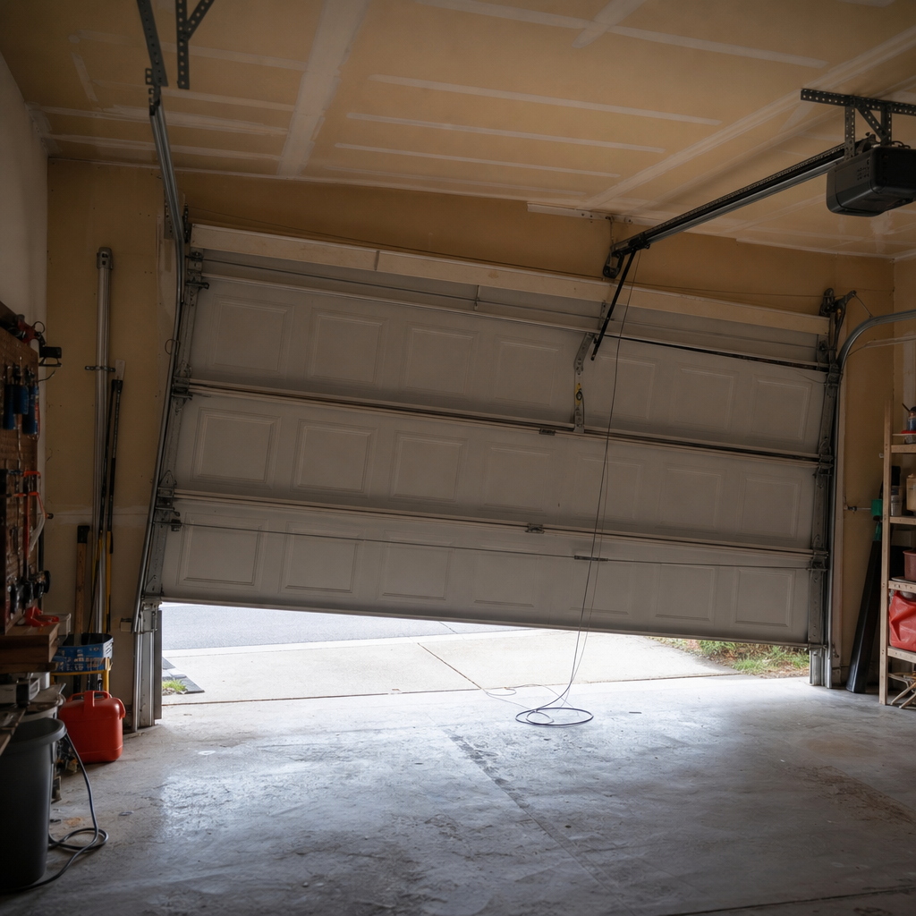Illustration for emergency garage door repair in Fort Thomas