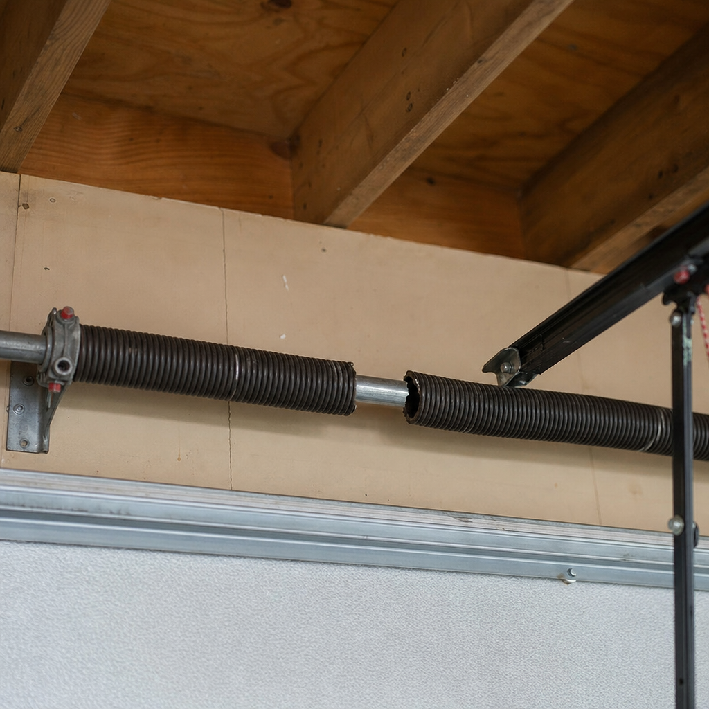 Illustration for garage door spring repair in Covington
