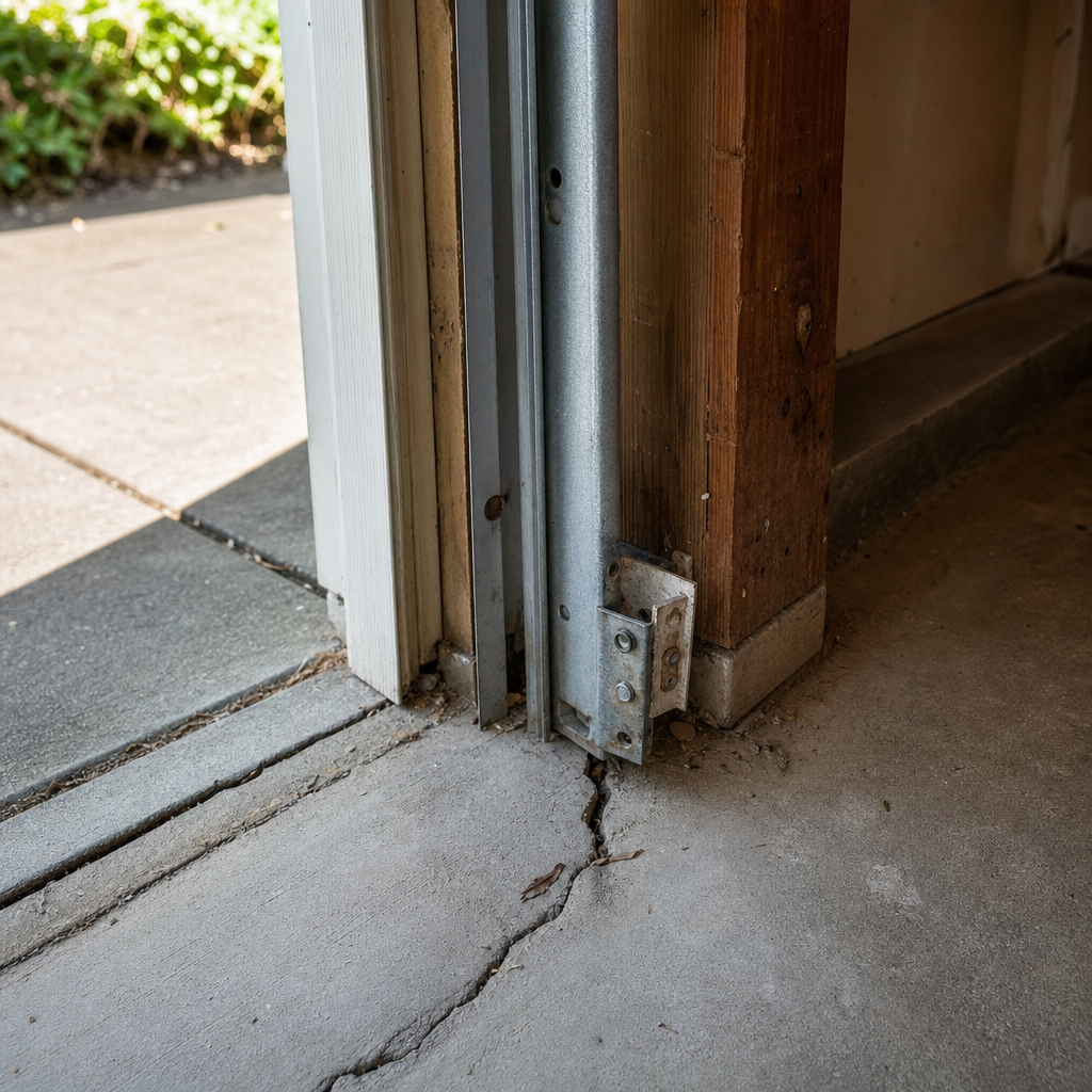 Illustration for garage door track repair in Cheviot