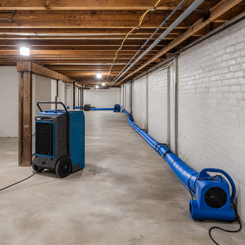 Illustration for water damage restoration in East Flatbush