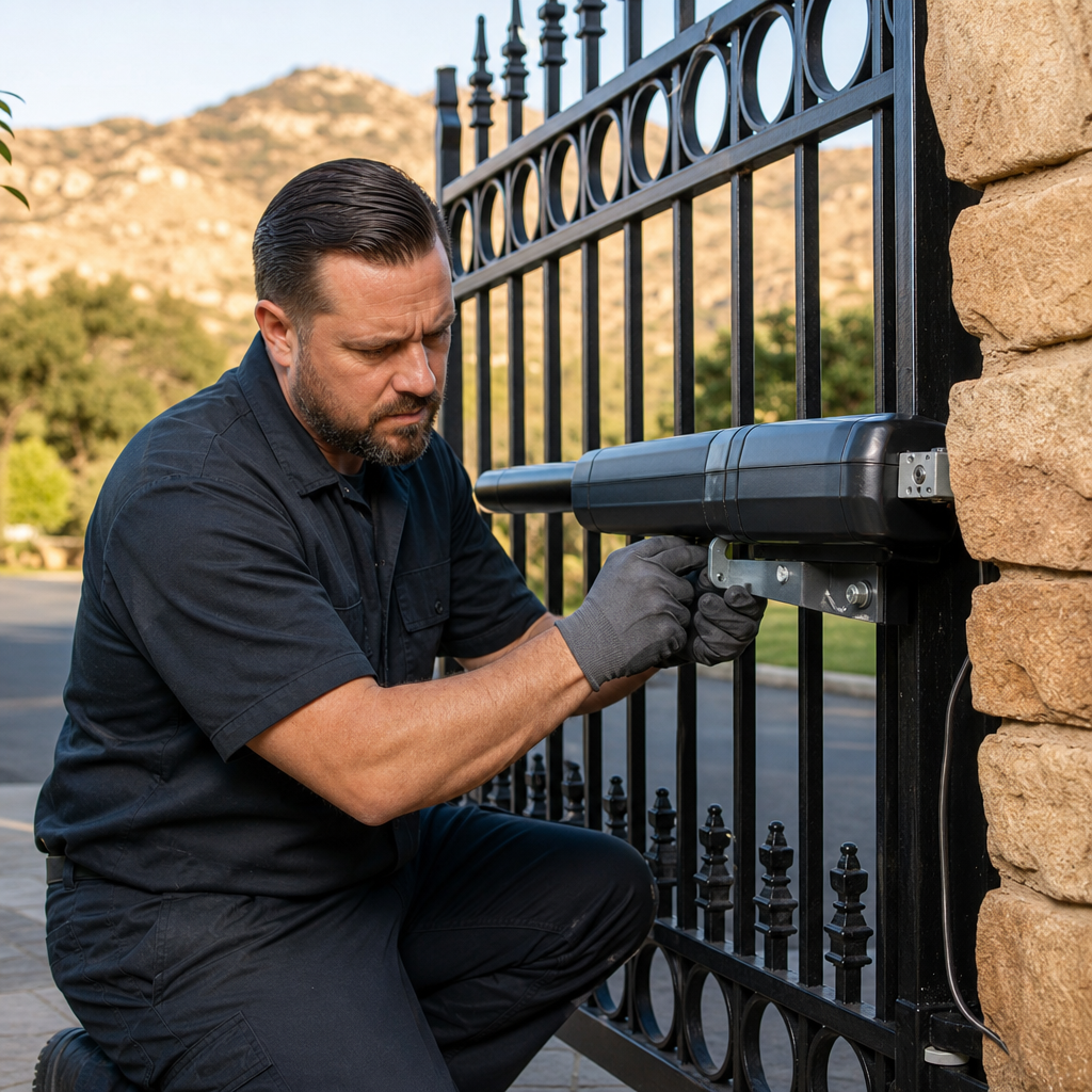 Illustration for automatic gate repair in Chatsworth