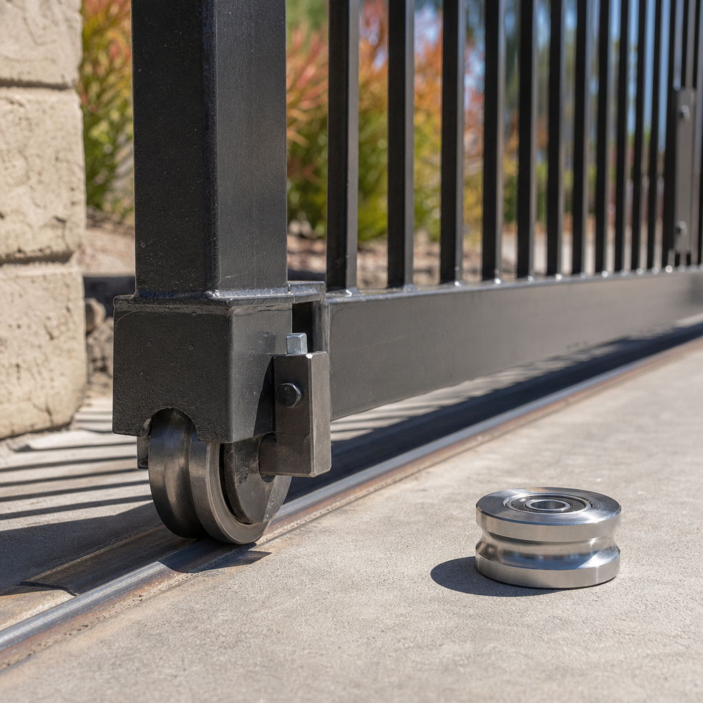 Illustration for gate wheel repair in Chatsworth