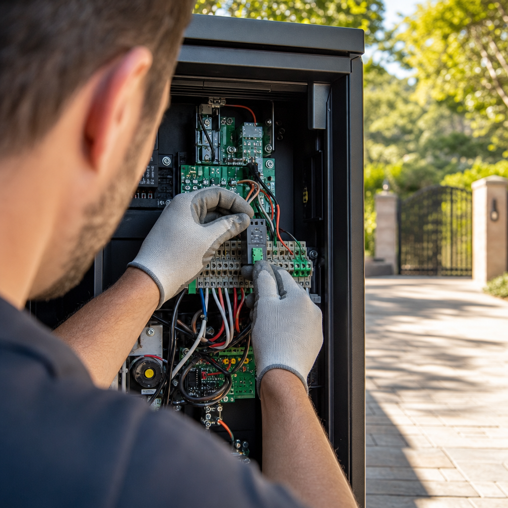 Illustration for gate repair in Sherman Oaks