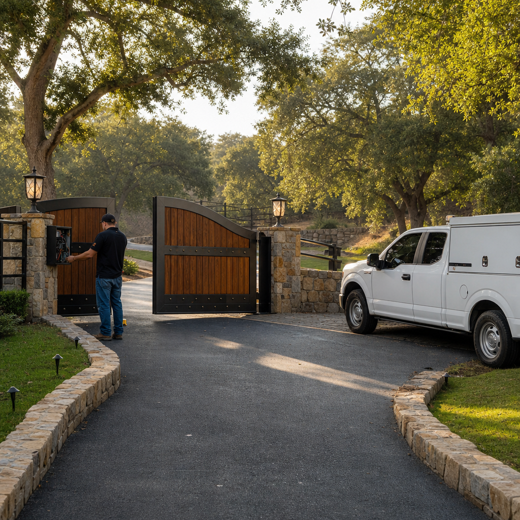 Illustration for gate repair in Hidden Hills