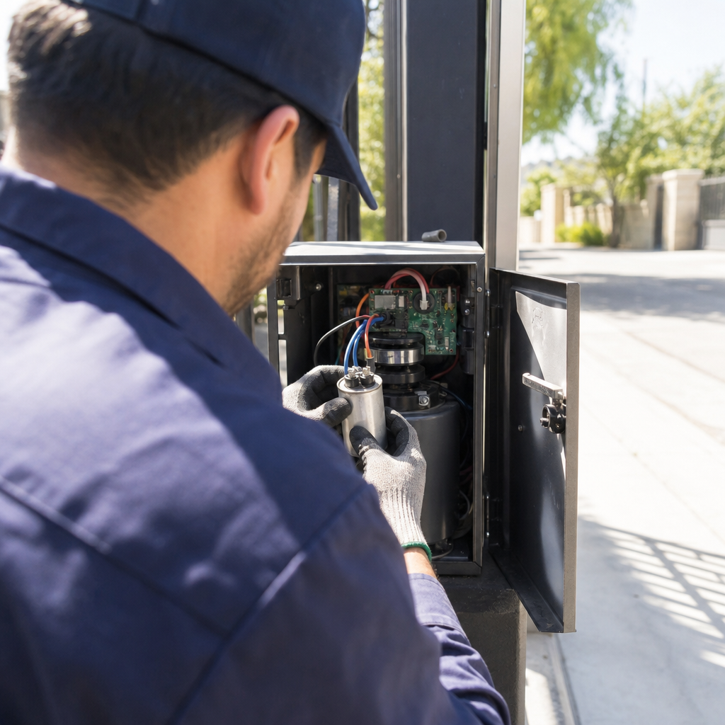 Illustration for gate repair in Van Nuys