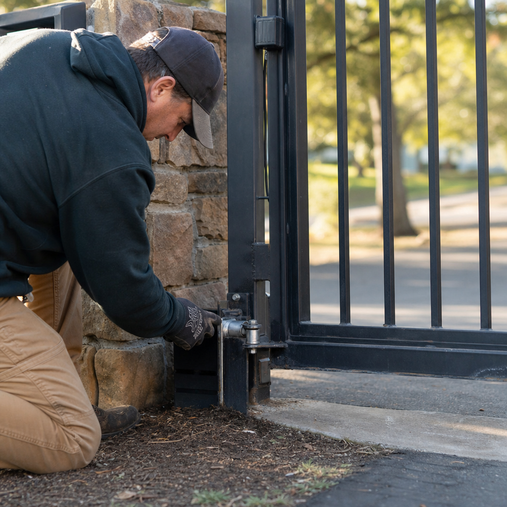 Illustration for gate repair in Cameron Park
