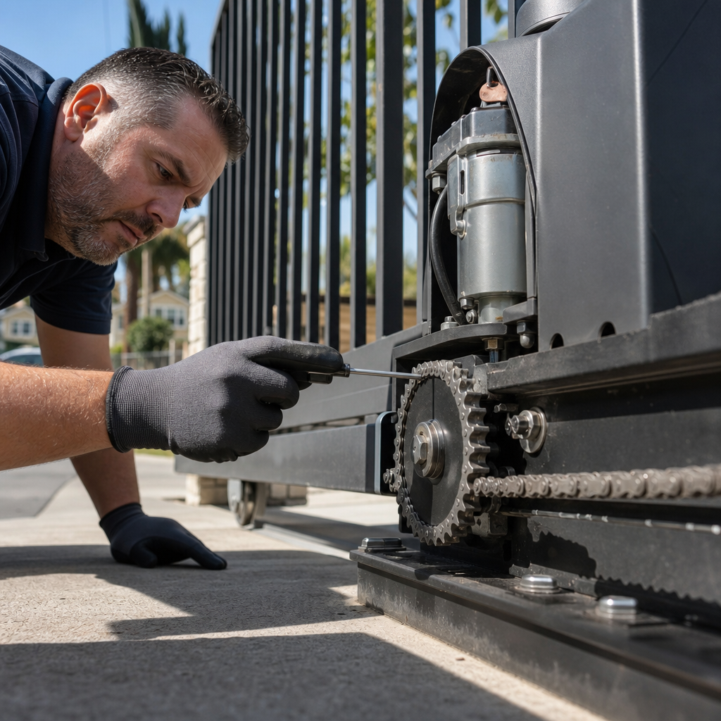 Illustration for gate motor repair in Citrus Heights