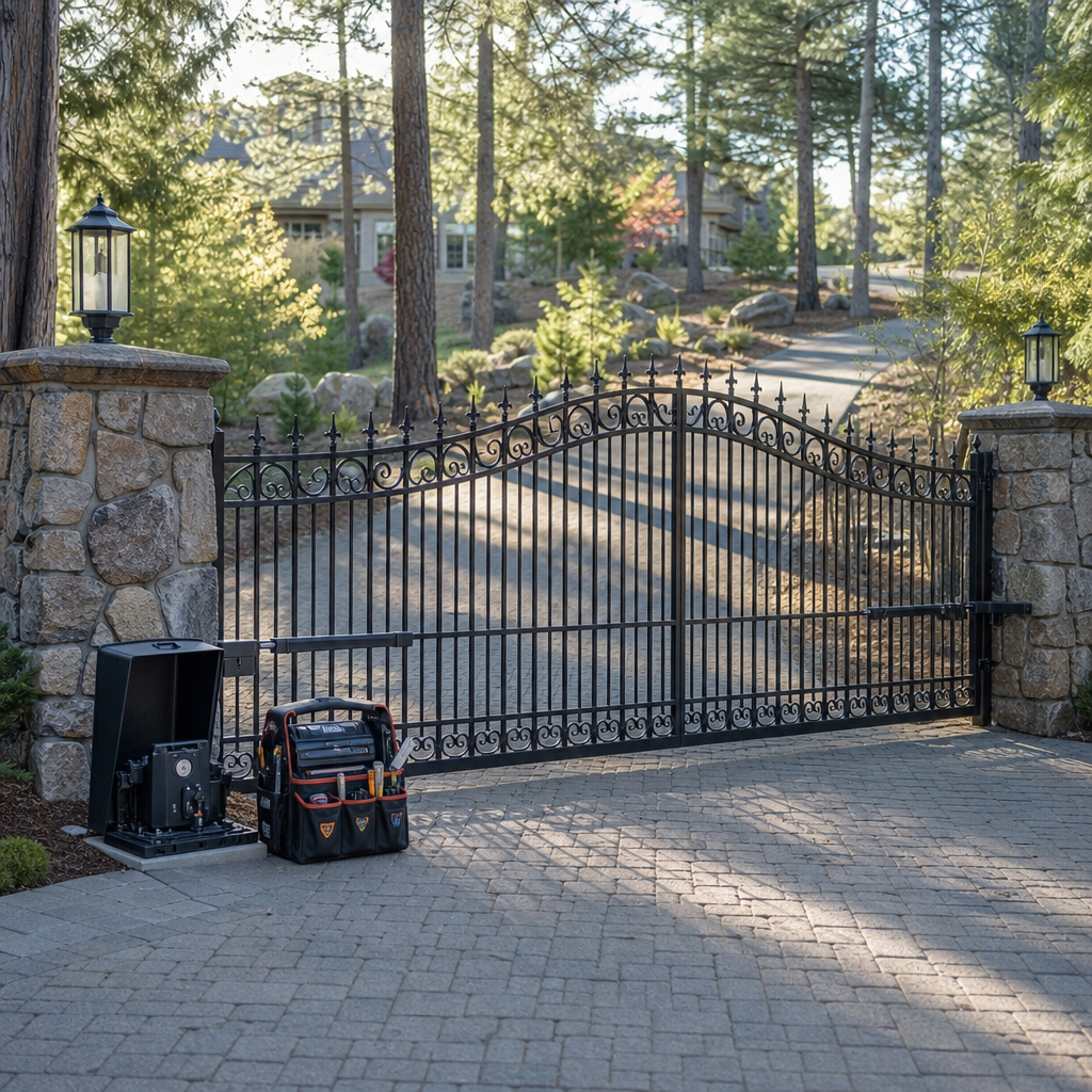 Illustration for automatic gate repair in Auburn