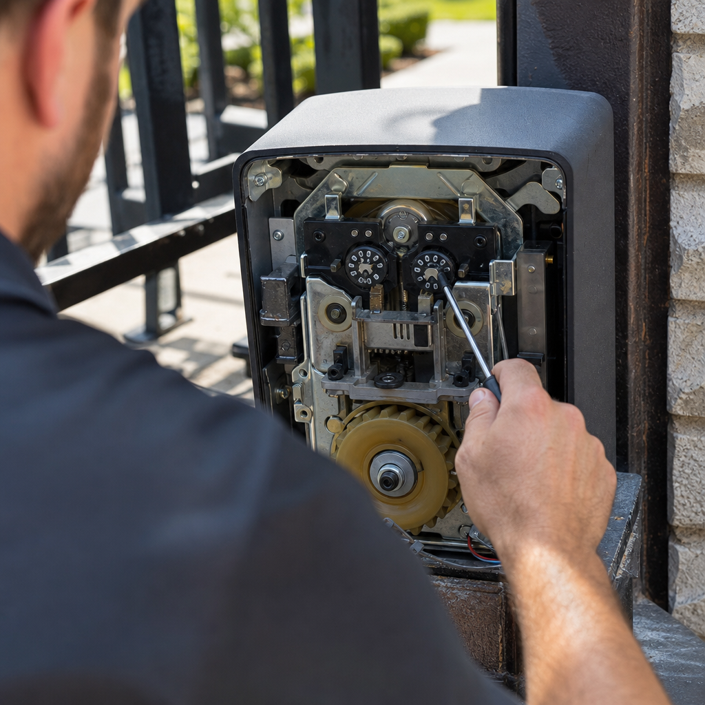 Illustration for gate repair in Haslet