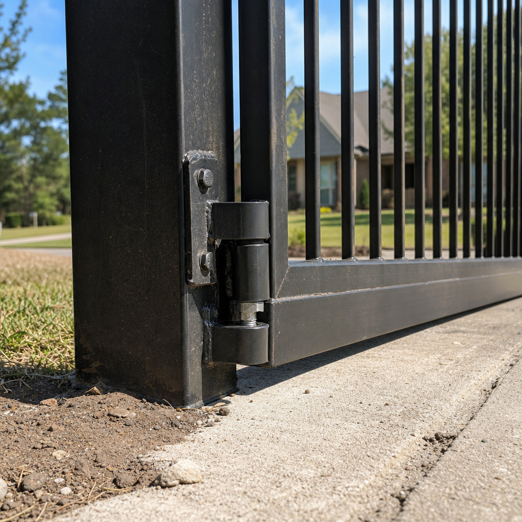 Illustration for gate hinge repair in Bedford