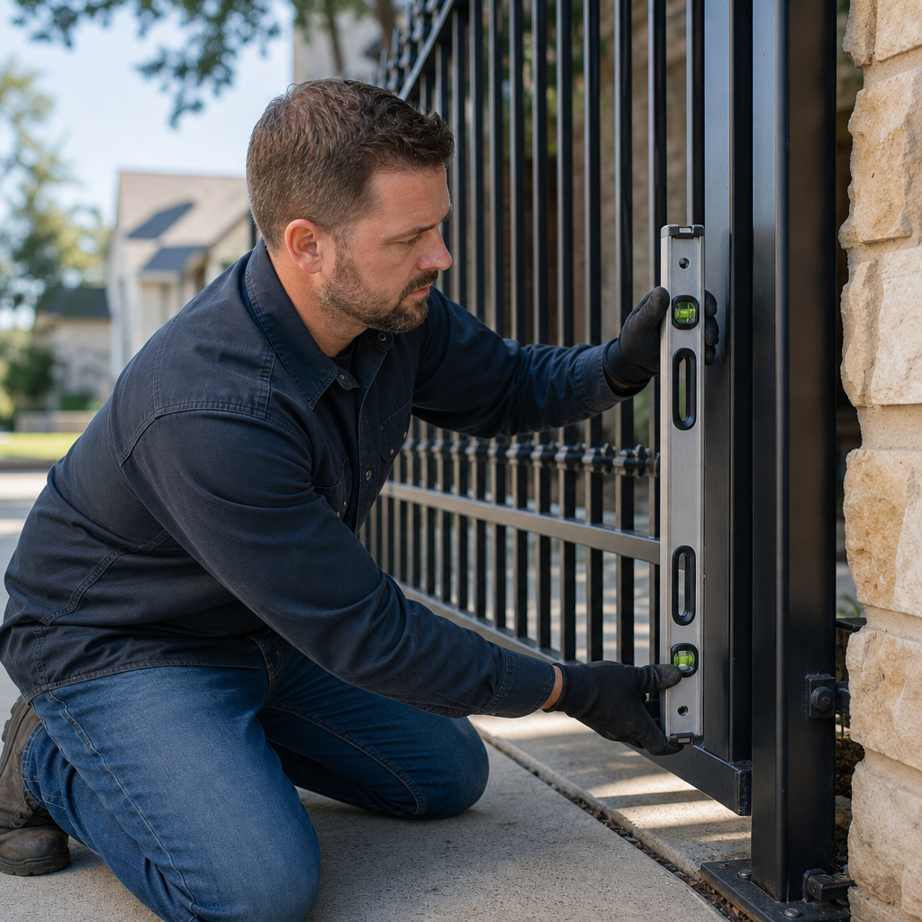 Illustration for automatic gate repair in Hurst