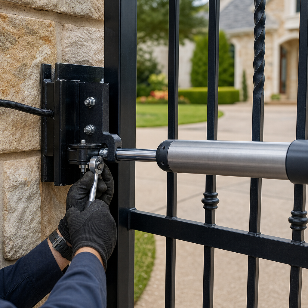 Illustration for gate repair in Colleyville