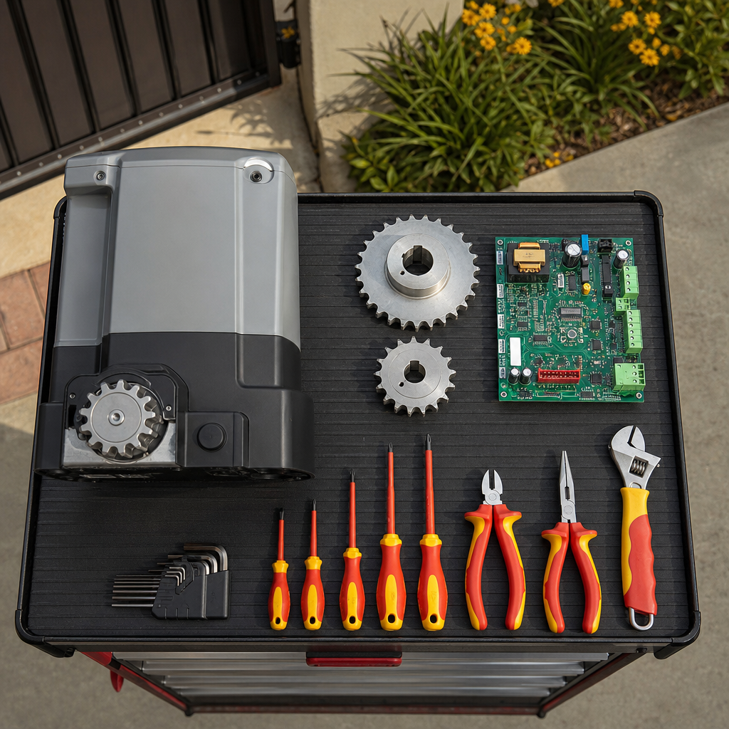 Illustration for gate motor replacement cost