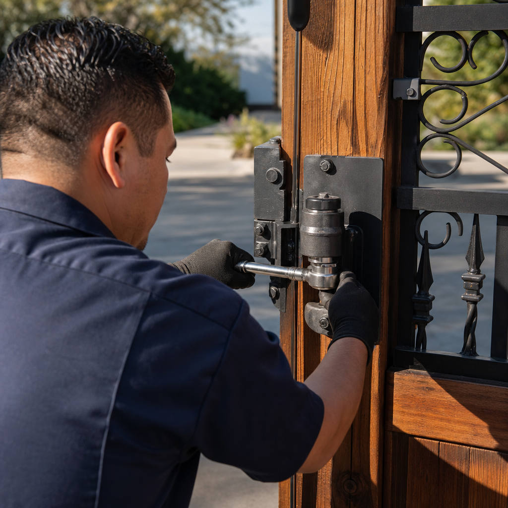 Illustration for gate repair anaheim
