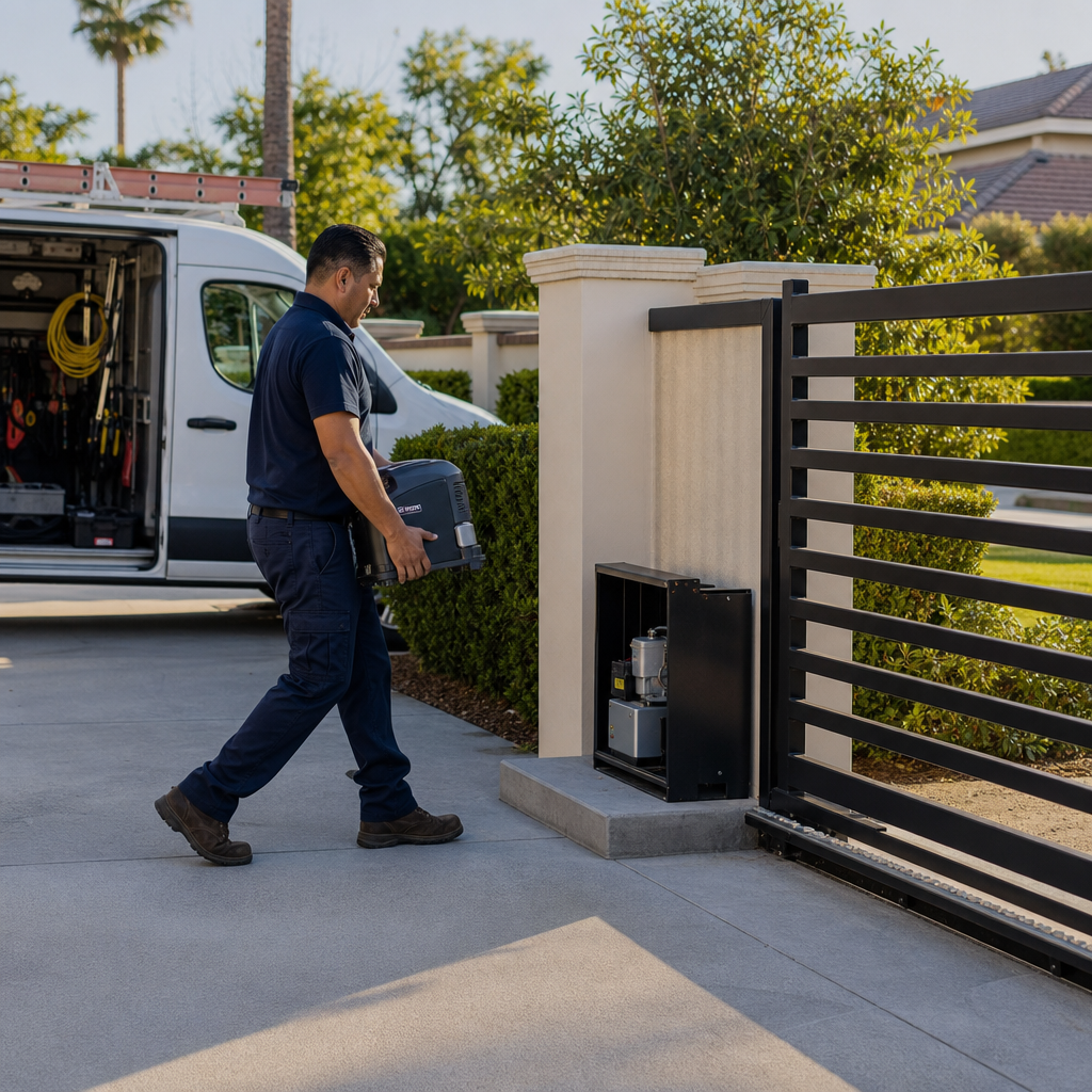 Illustration for emergency gate motor repair anaheim