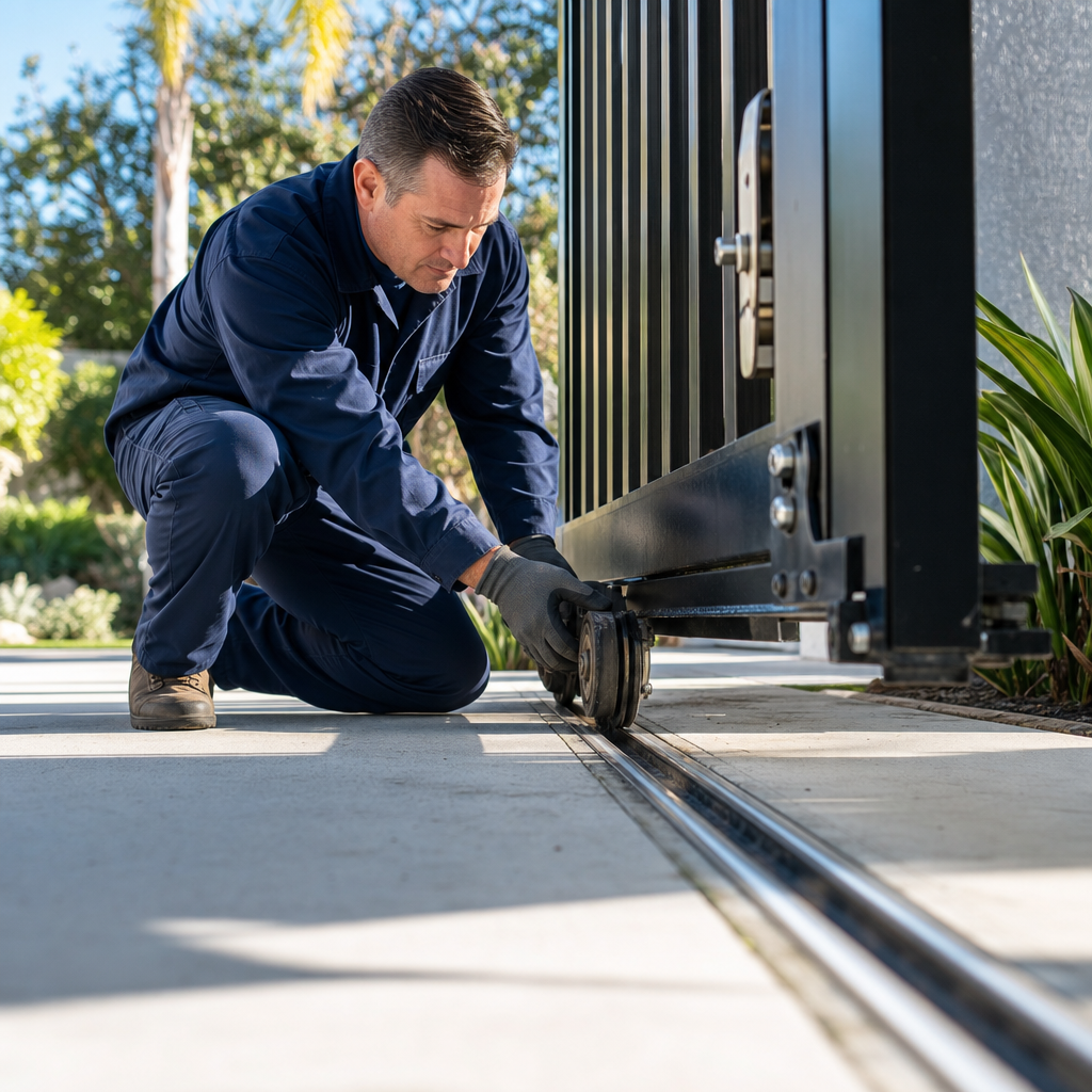 Illustration for sliding gate repair anaheim