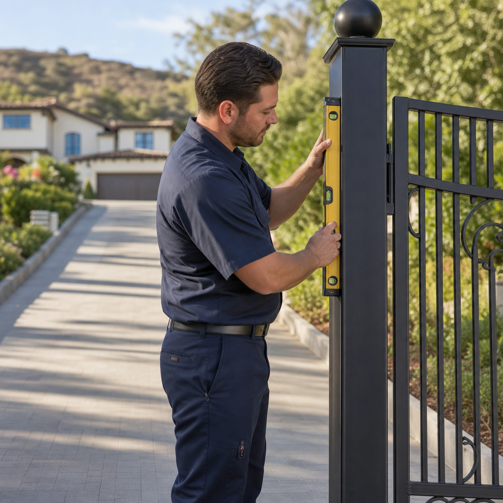 Illustration for gate repair cost