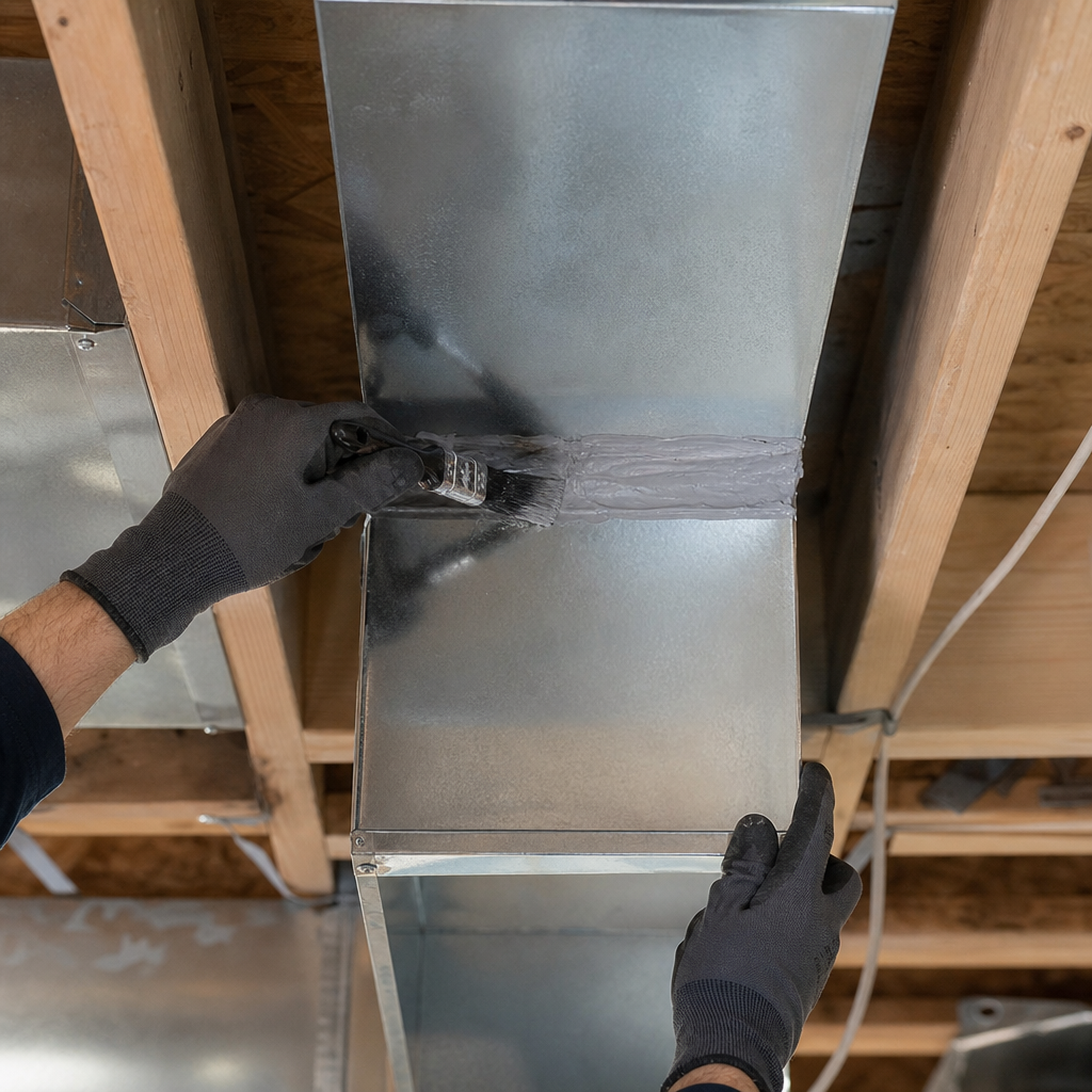 Illustration for air duct repair