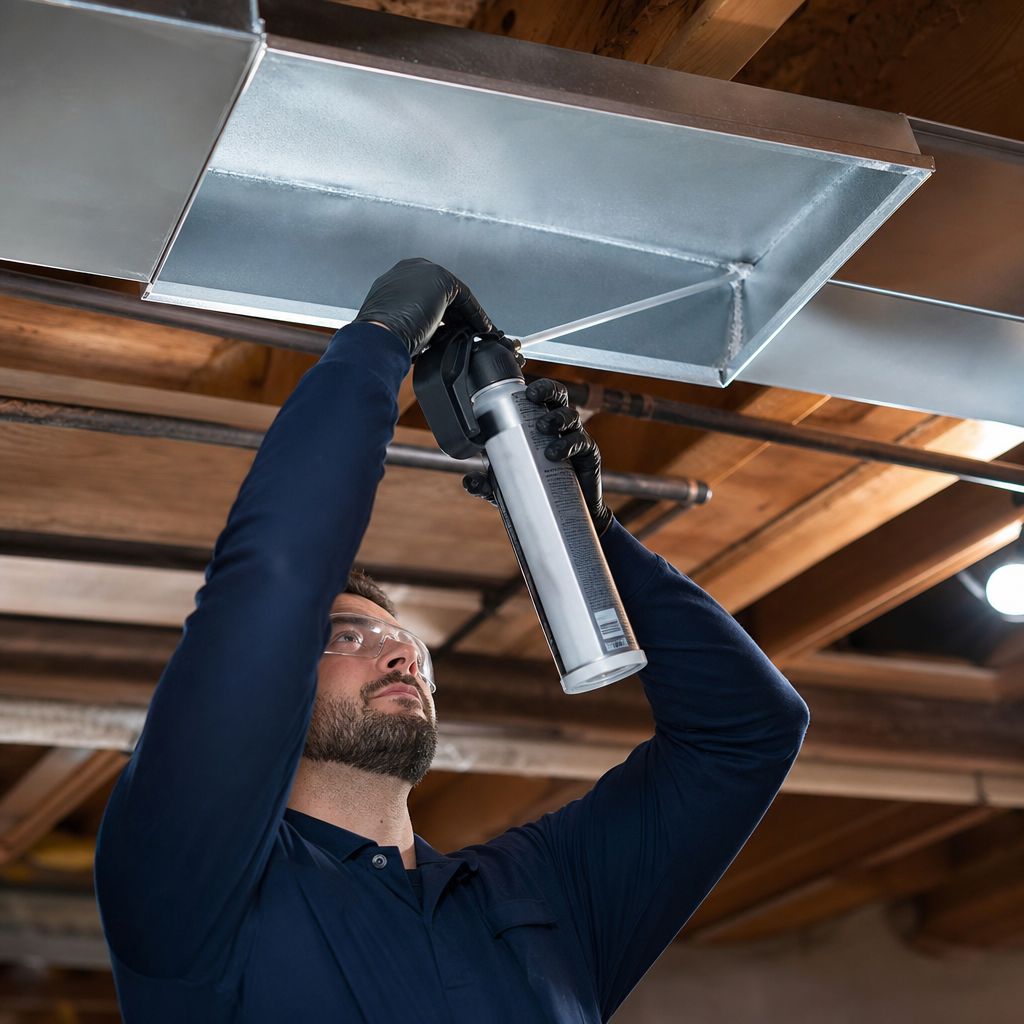 Illustration for duct sealing in Reading