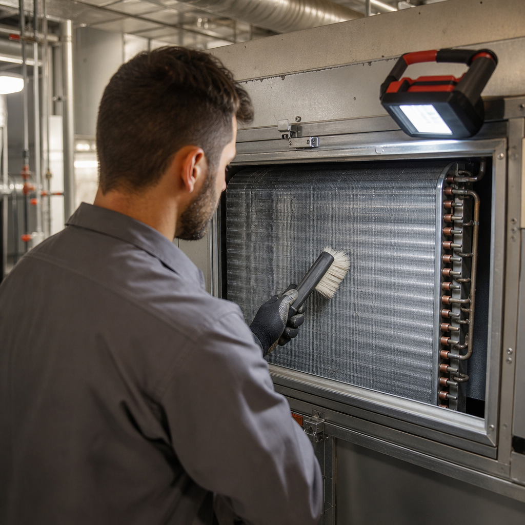Illustration for commercial air duct cleaning