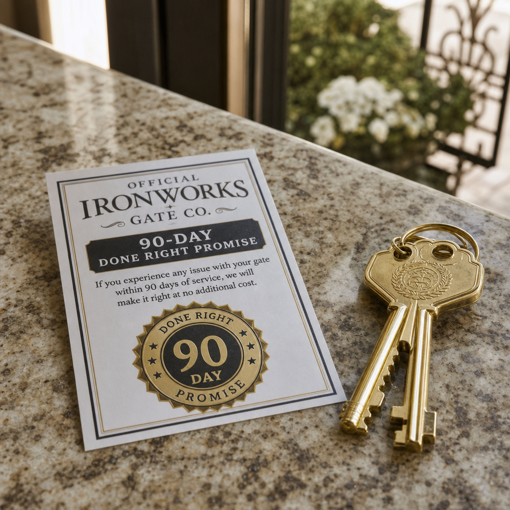Illustration for ironworks gate co rates