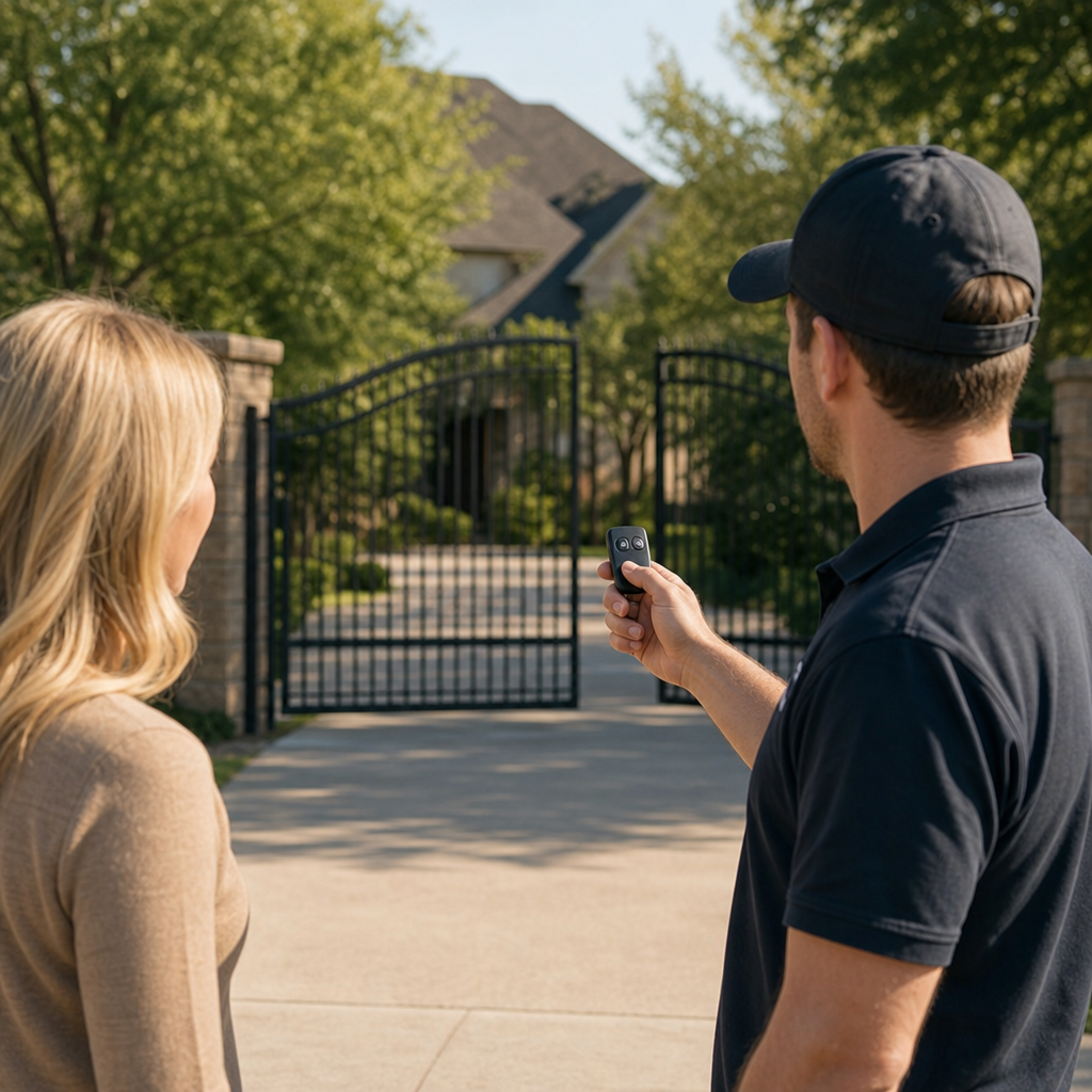 Illustration for gate remote not working