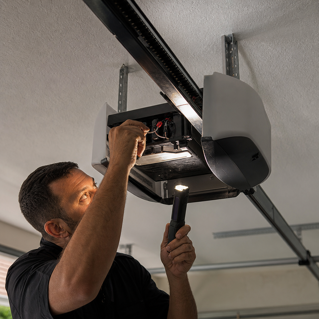 Illustration for garage door opener repair in Gladeview
