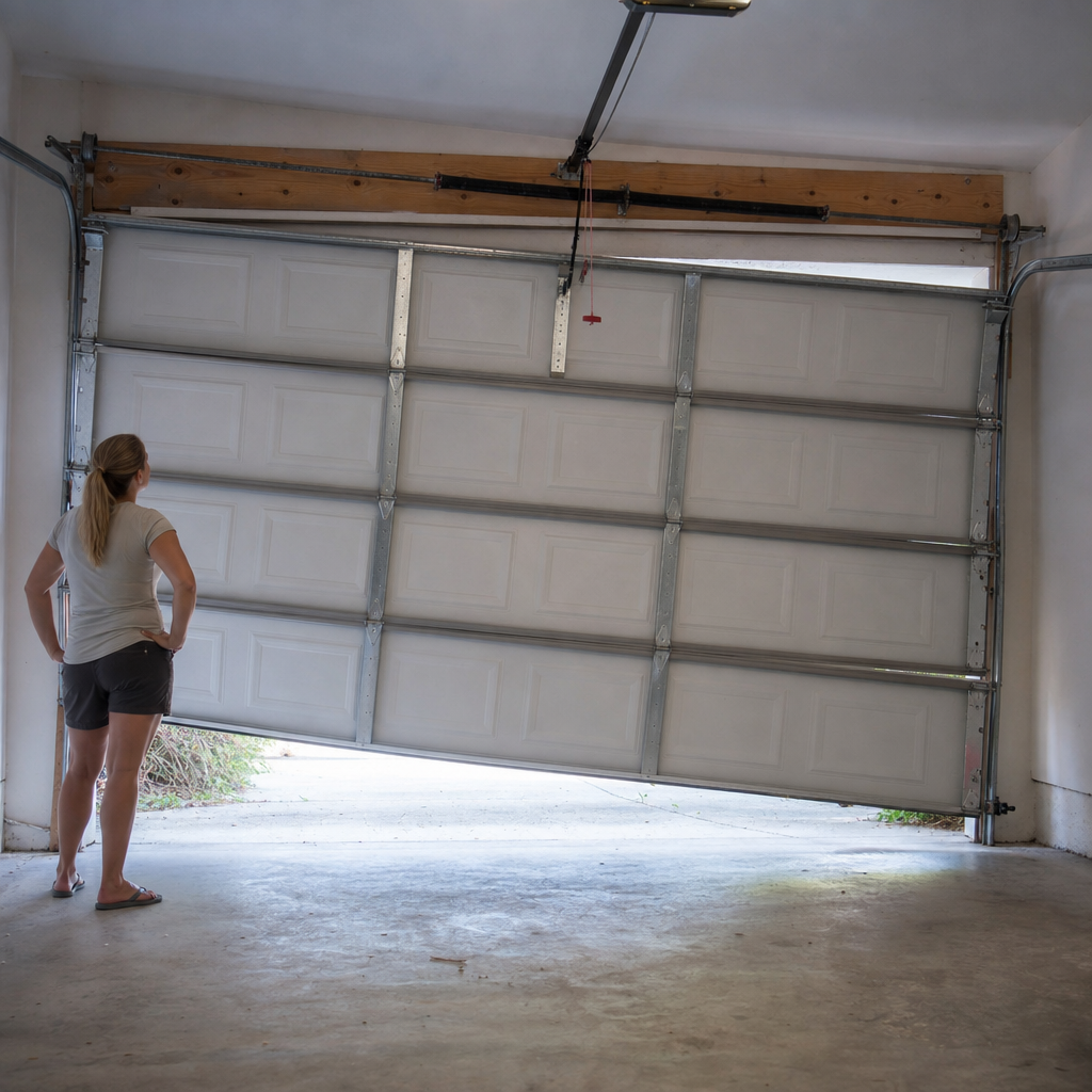 Illustration for garage door repair in Isle of Normandy