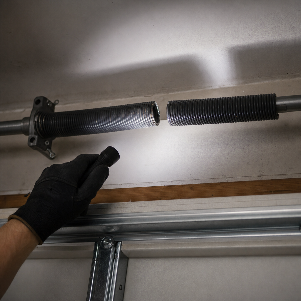 Illustration for garage door repair in Brownsville