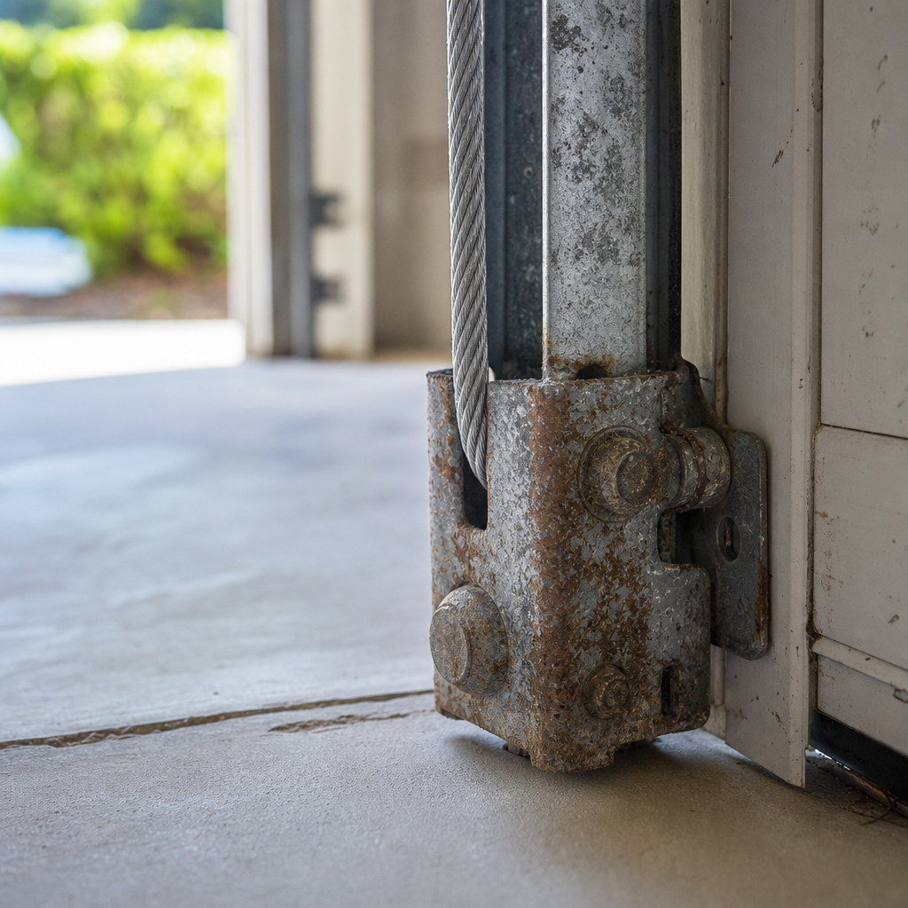 Illustration for garage door parts in Miami Beach