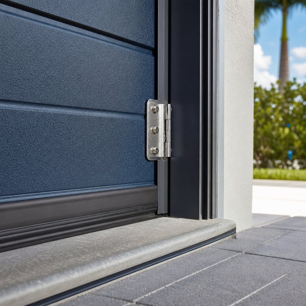Illustration for new garage door installation in Miami