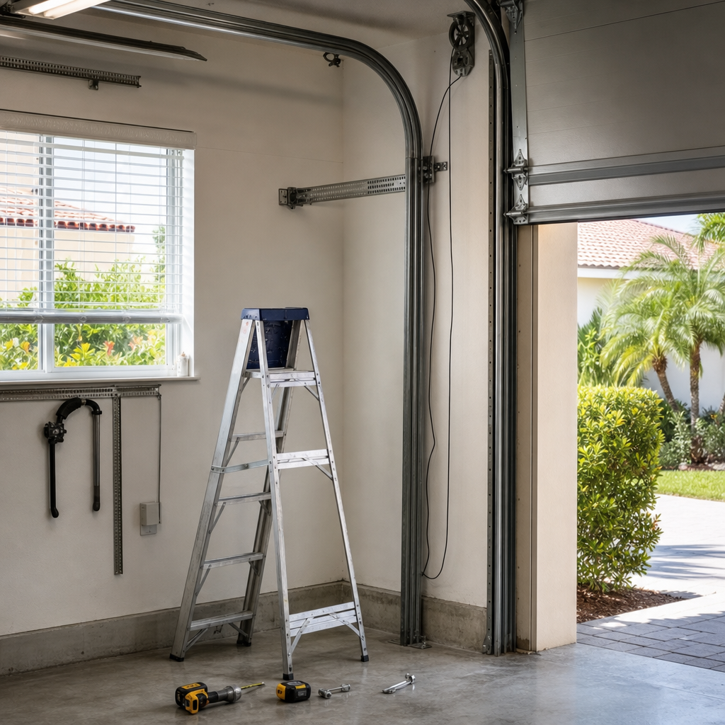 Illustration for garage door cable repair in Gladeview