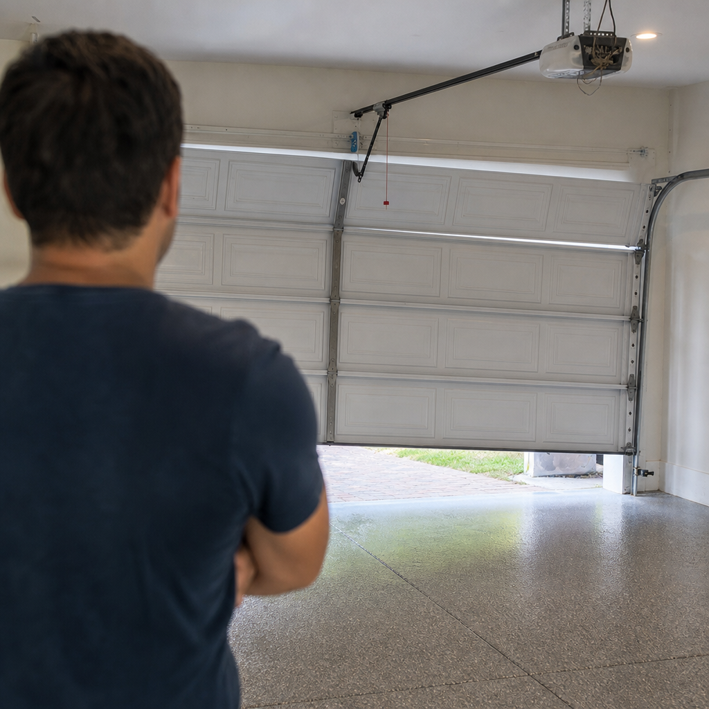 Illustration for garage door cable repair in Biscayne Park