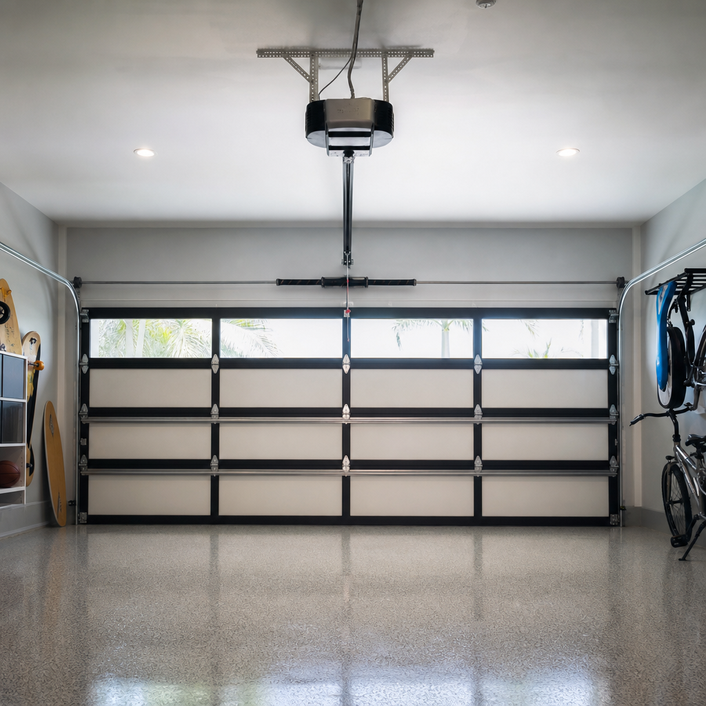 Illustration for garage door opener in Miami