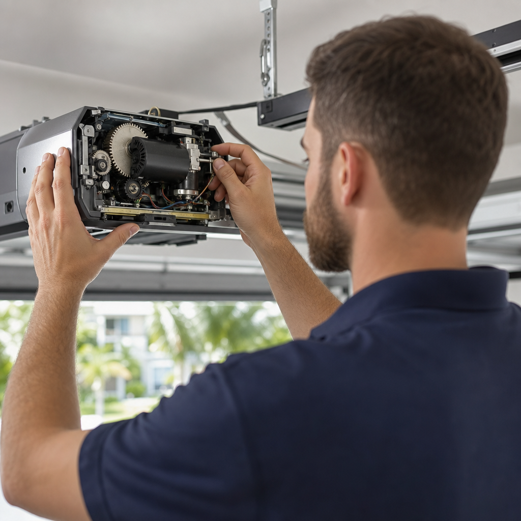 Illustration for garage door parts in Bay Harbor Islands