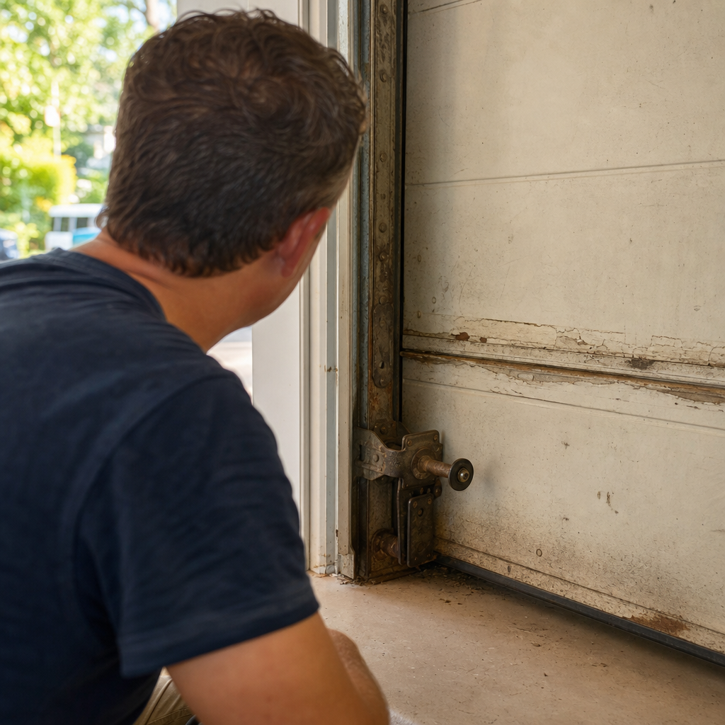 Illustration for garage door replacement in Miami