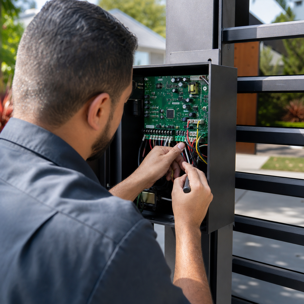 Illustration for gate repair in Redwood City