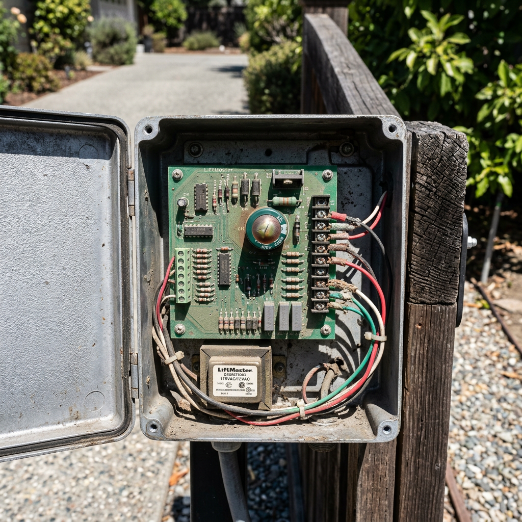 Illustration for gate repair in Menlo Park