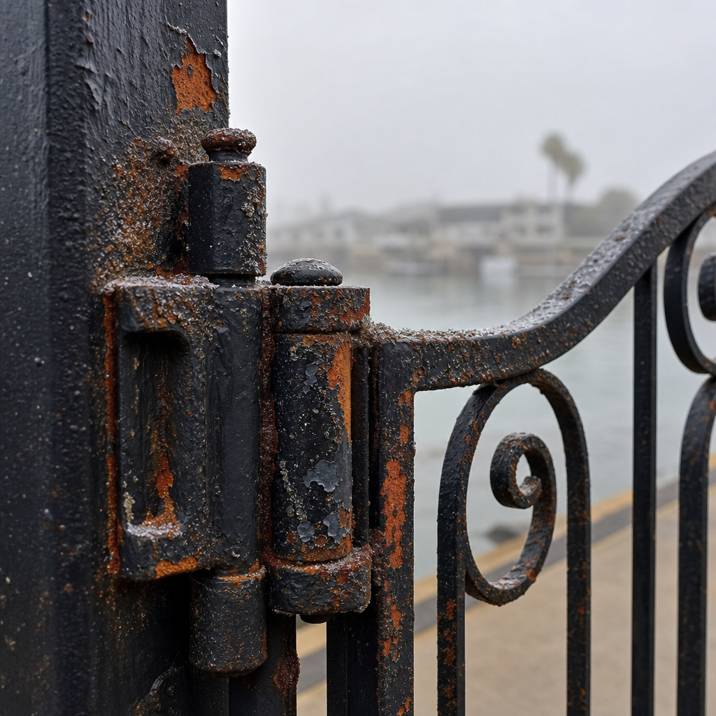 Illustration for gate repair in Foster City