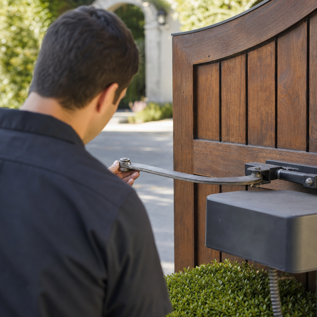 Illustration for gate repair in Atherton