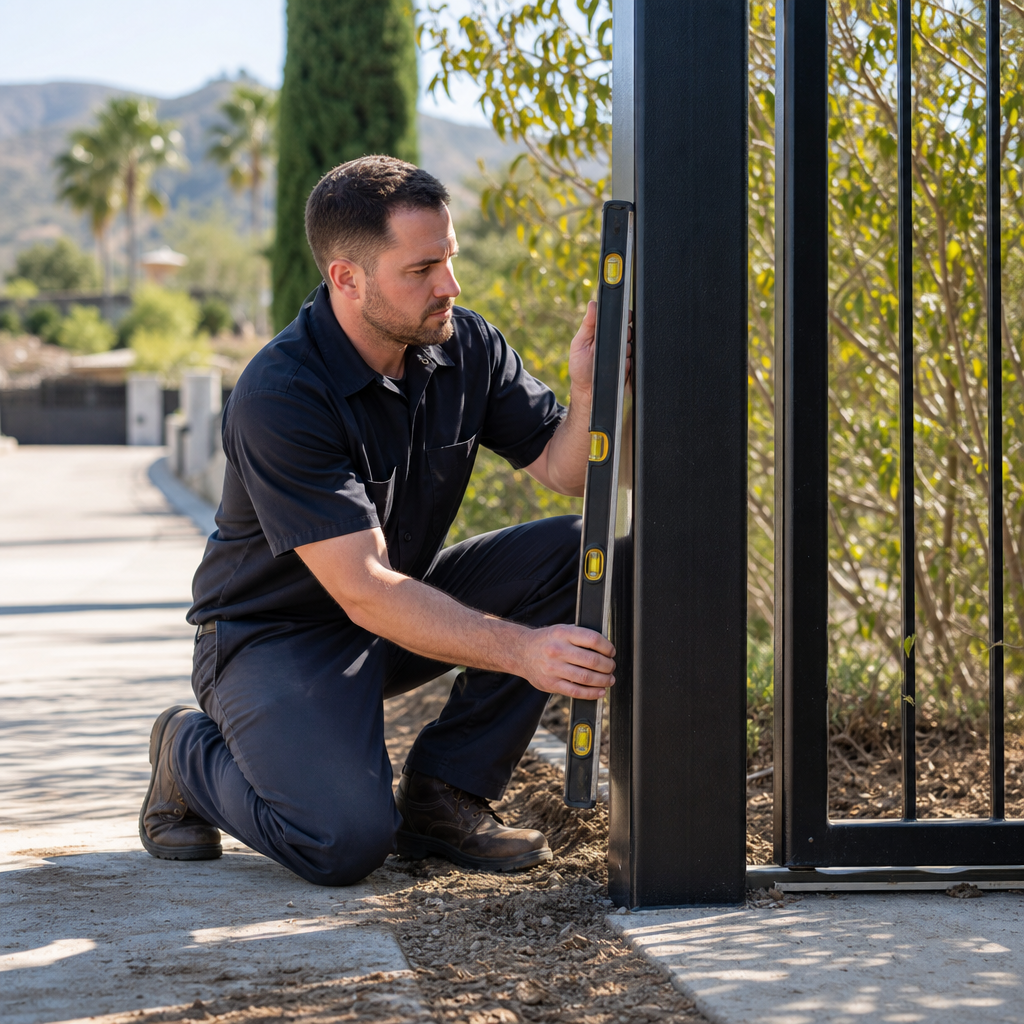 Illustration for gate repair in Gustine