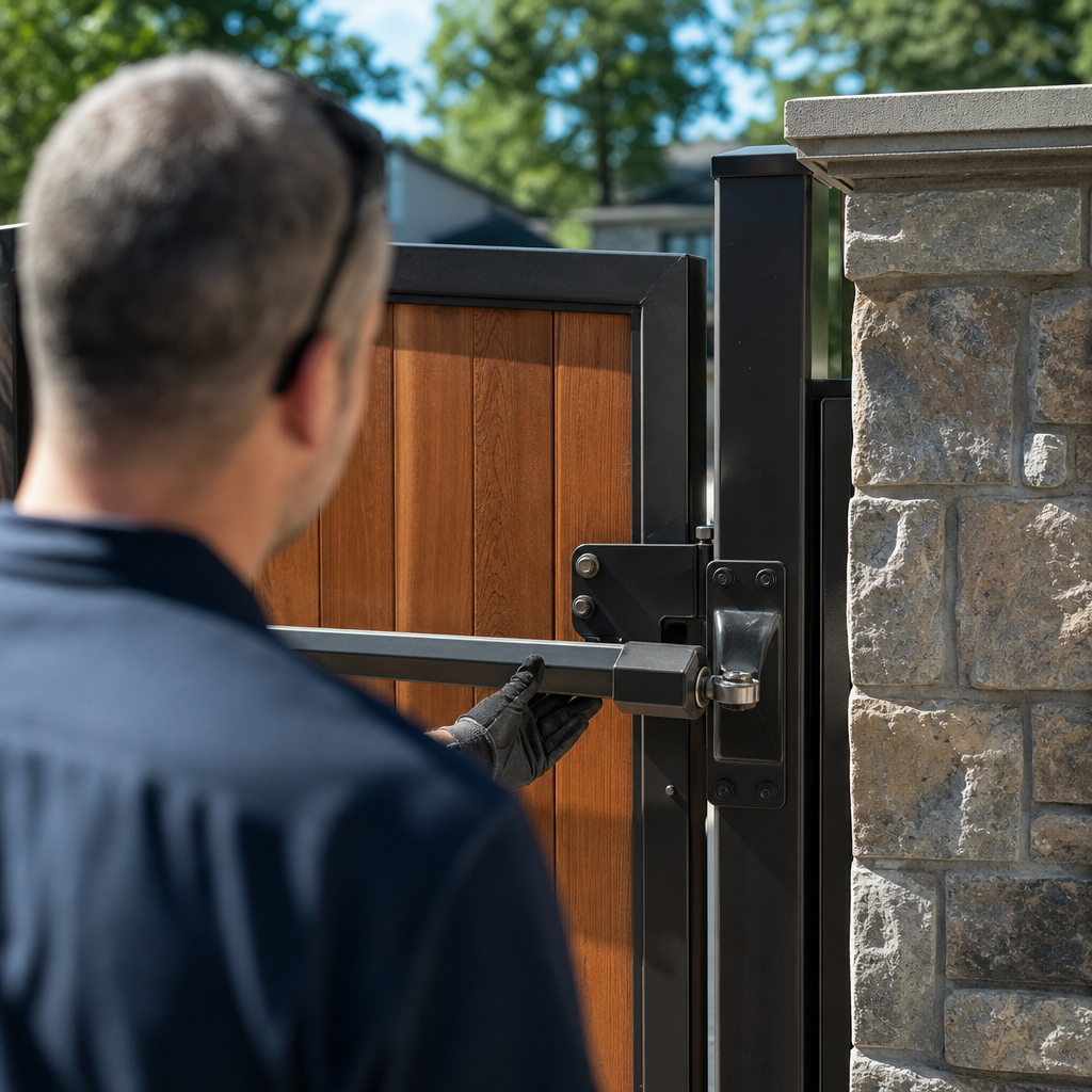 Illustration for gate repair in Oakdale