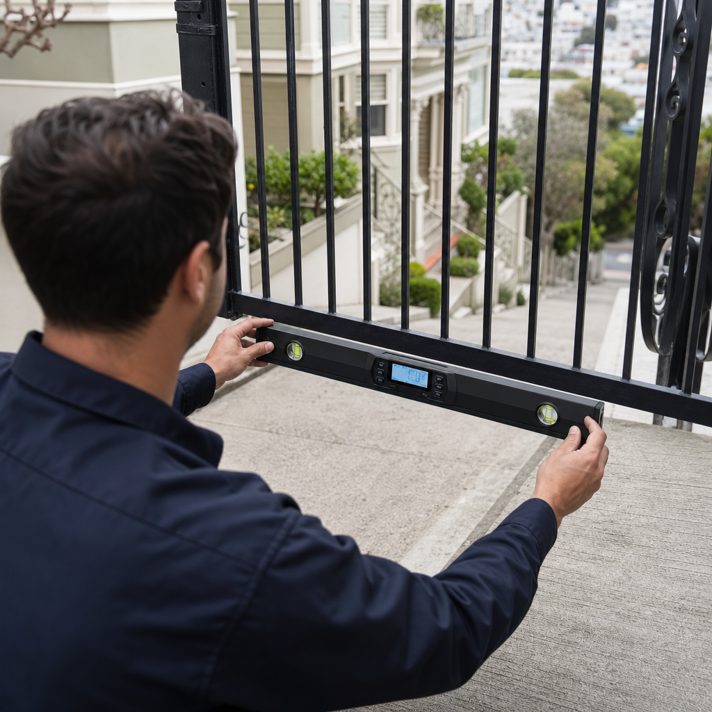 Illustration for gate repair in Noe Valley
