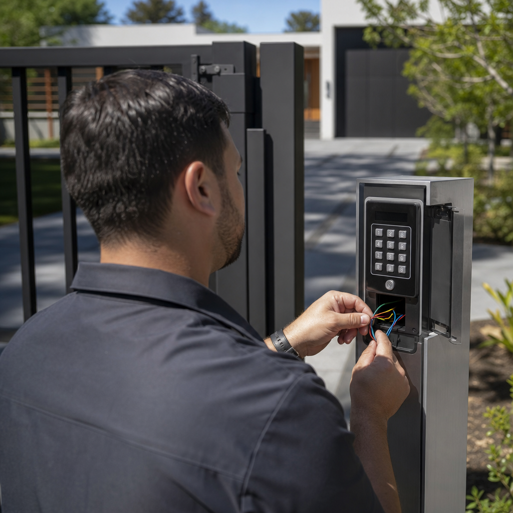 Illustration for gate repair in San Jose