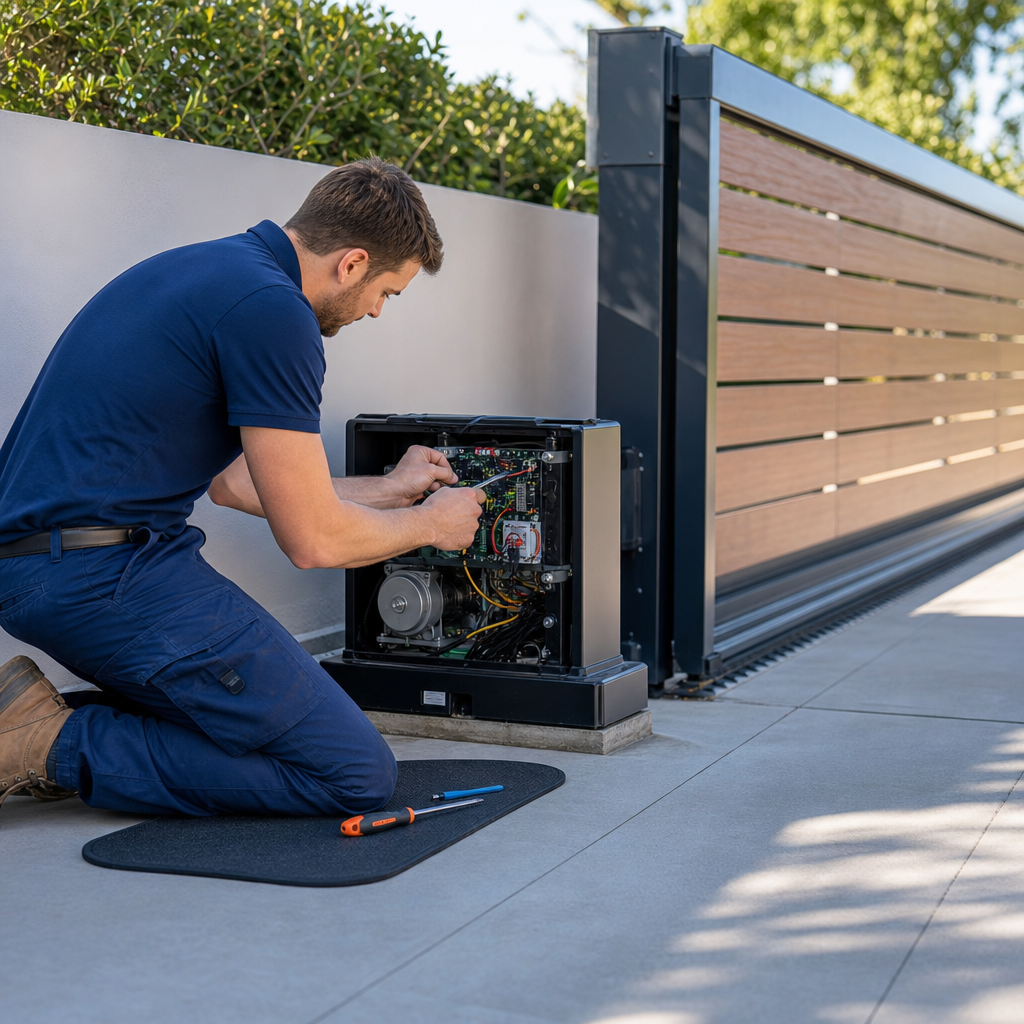 Illustration for gate repair in Palo Alto