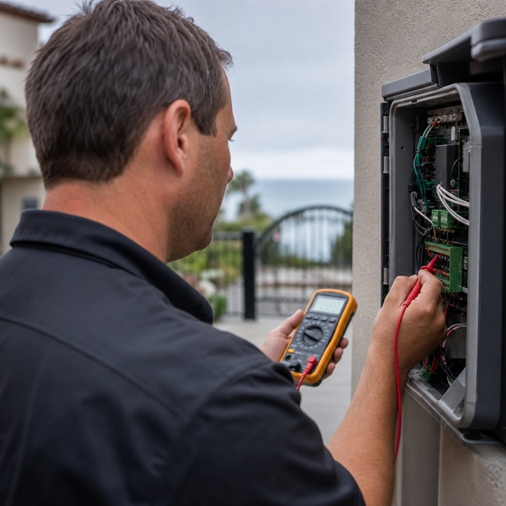 Illustration for gate repair in Daly City
