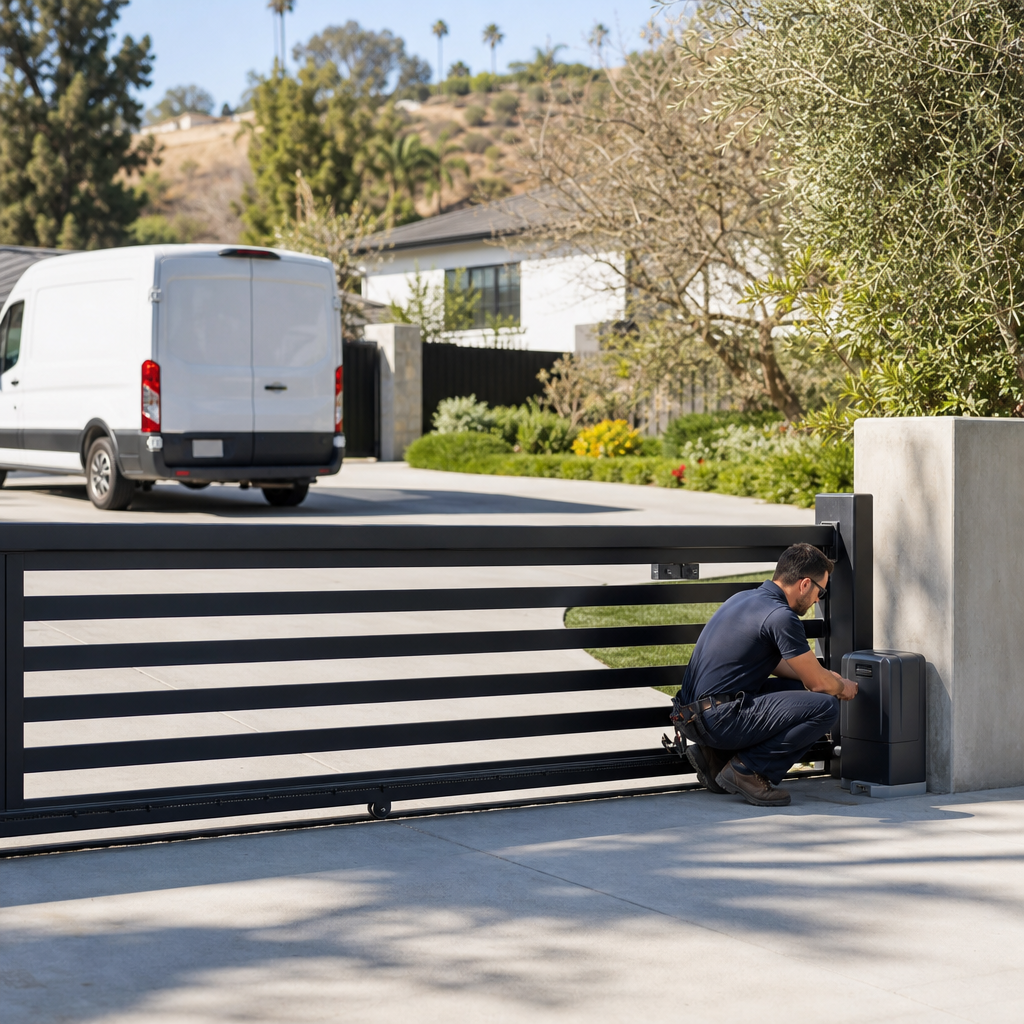 Illustration for gate repair in Turlock
