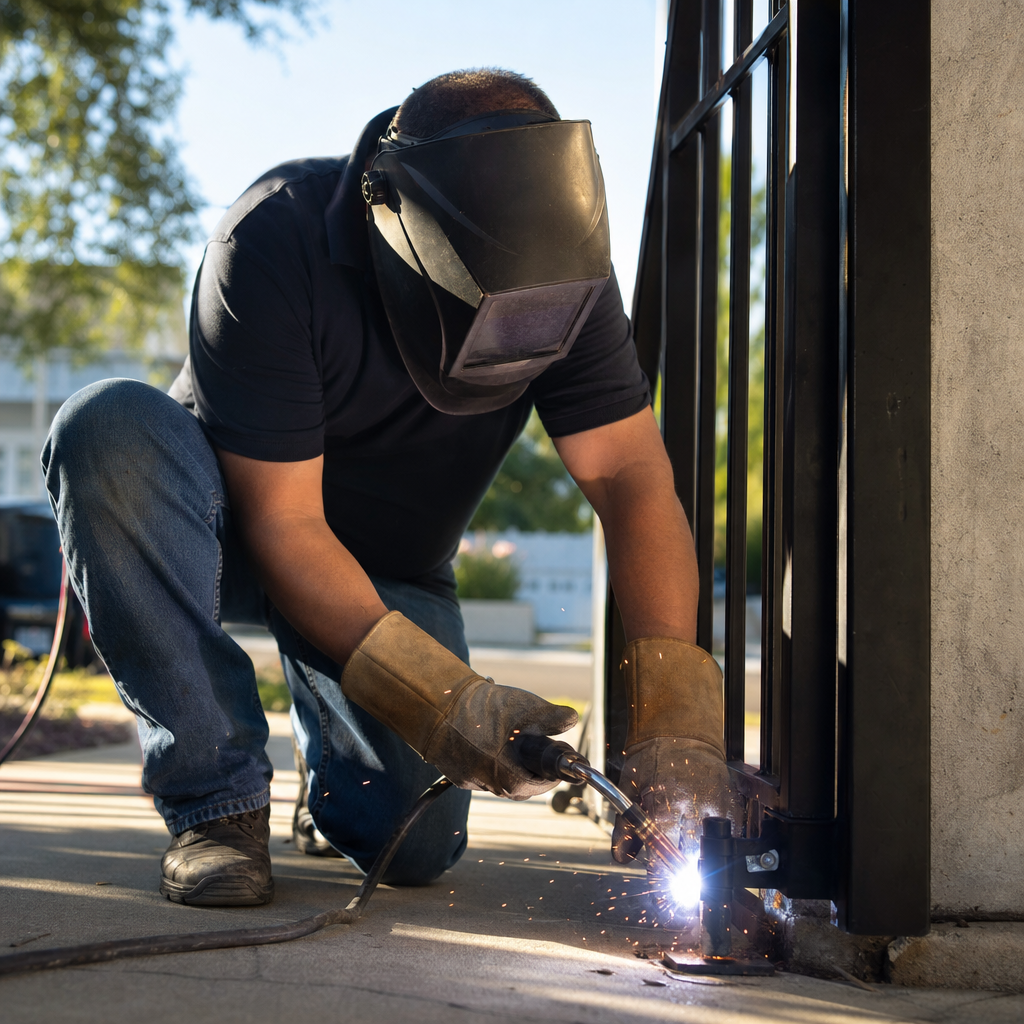 Illustration for gate repair in Santa Clara